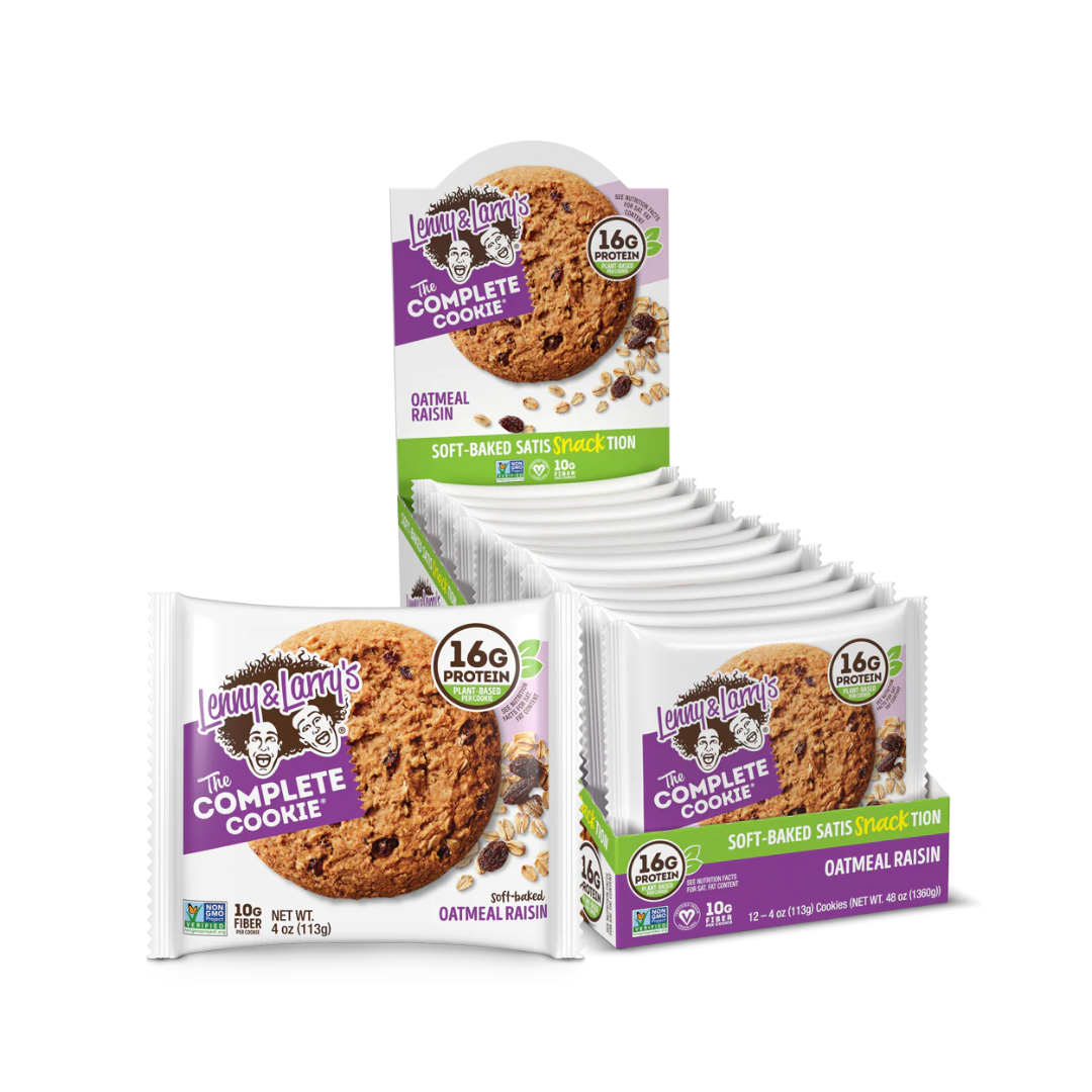 Lenny & Larry's The Complete Cookie 12x113g - Oatmeal Raisin