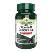 Natures Aid Vit B Complex 100mg Time Release (Mega Potency) 30 Tabs