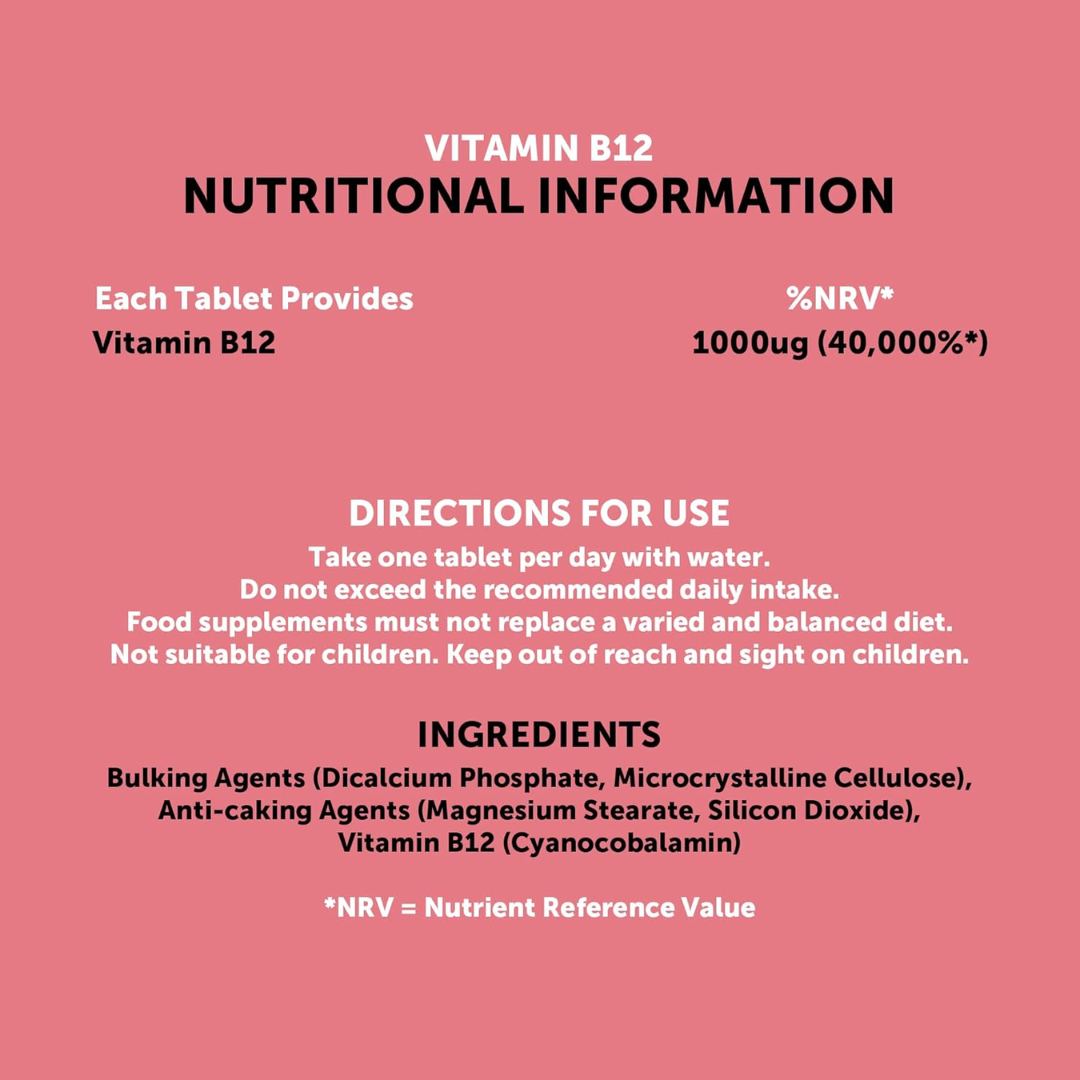 Get More Vits Vitamin B12 90 Tabs