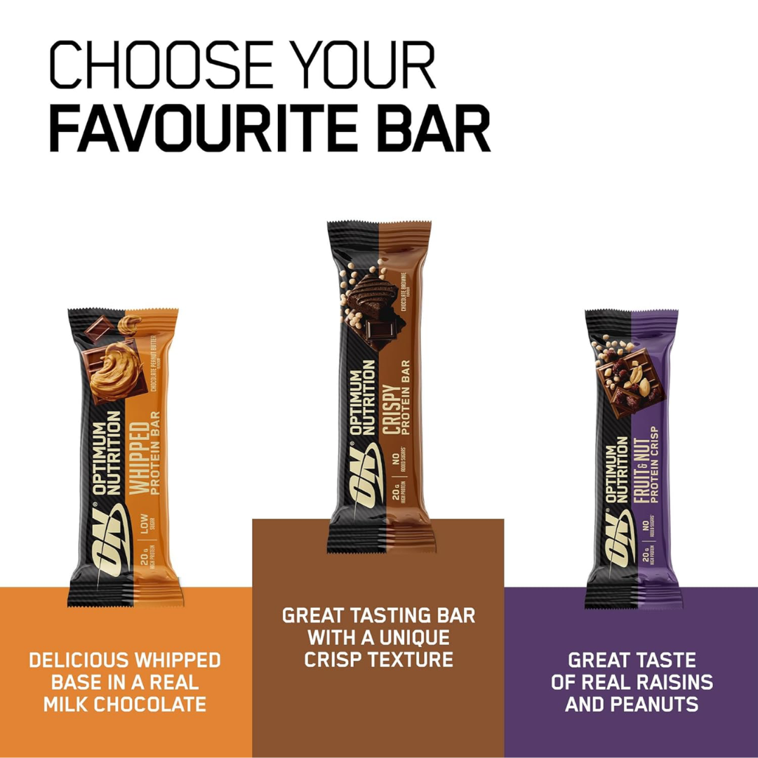 Optimum Nutrition Protein Crisp Bar 10x65g Peanut Butter