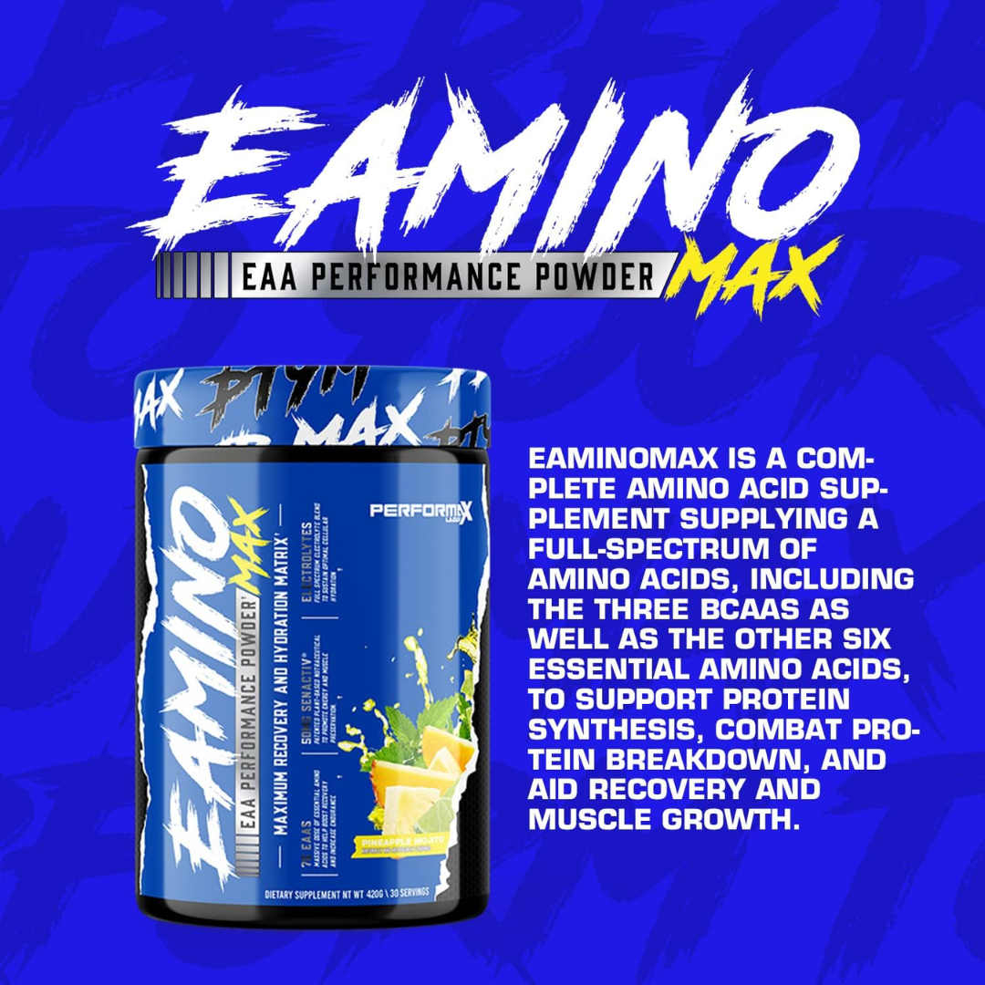 Performax Labs Eamino Max 3D 420g - Passionfruit Ice Tea Lemonade