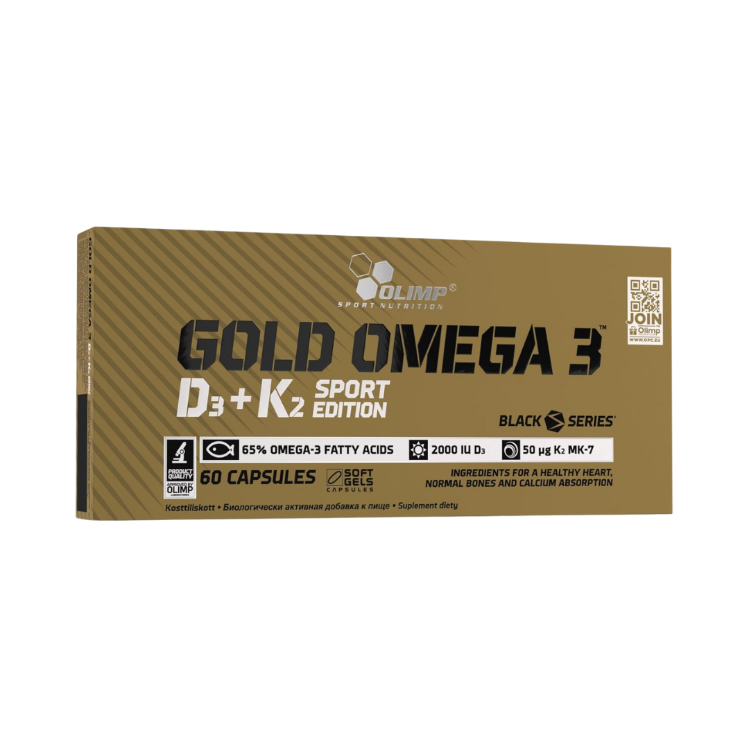Olimp Sport Nutrition Gold Omega 3 D3+K2 60 Caps