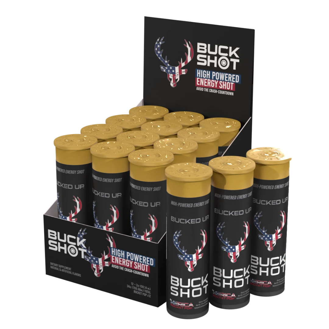 Bucked Up Buck Shot 12x59ml - Rocket Pop