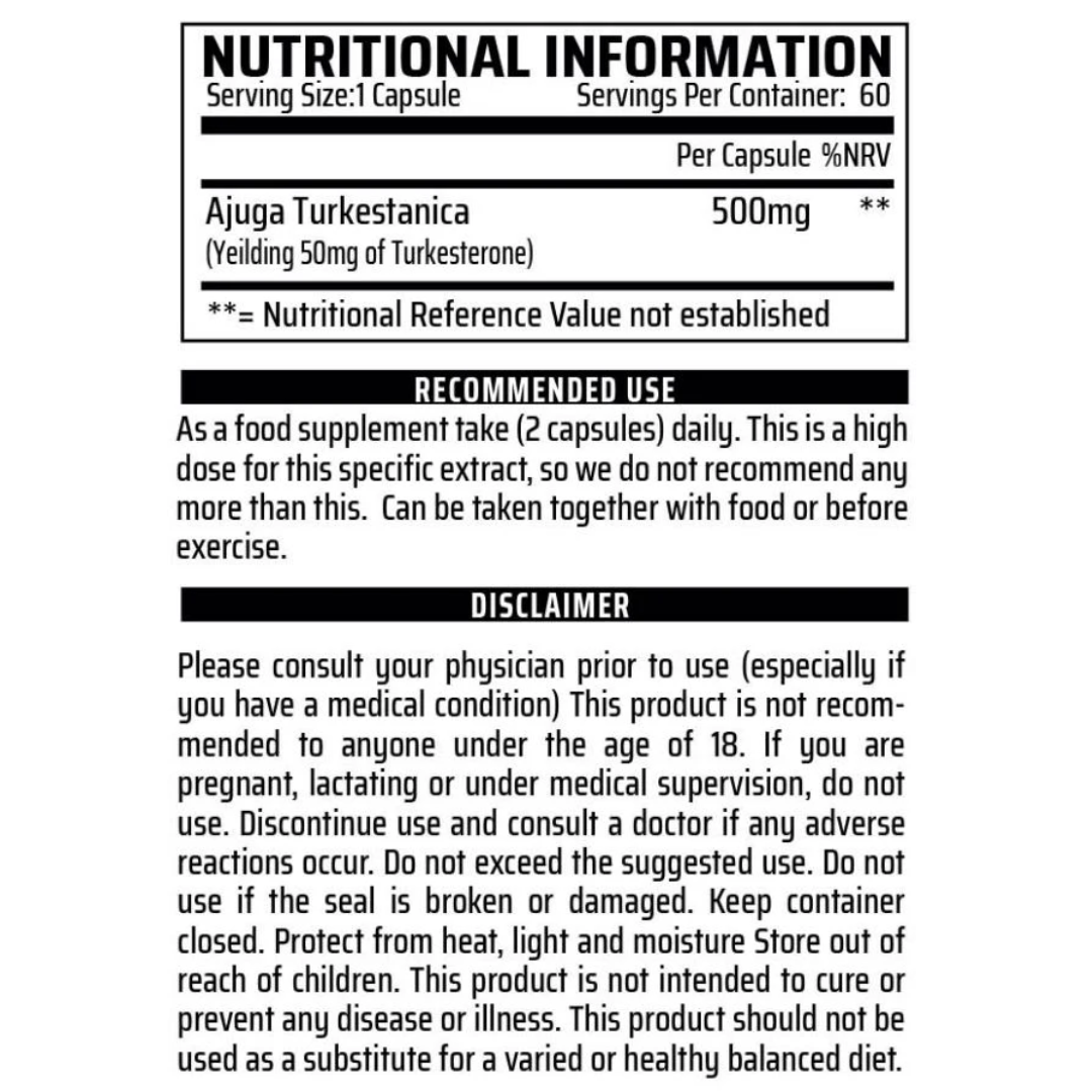 Chemical Warfare Turkesterone Elite 60 Caps
