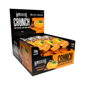 Warrior Crunch Bars 12x64g - Chocolate Orange