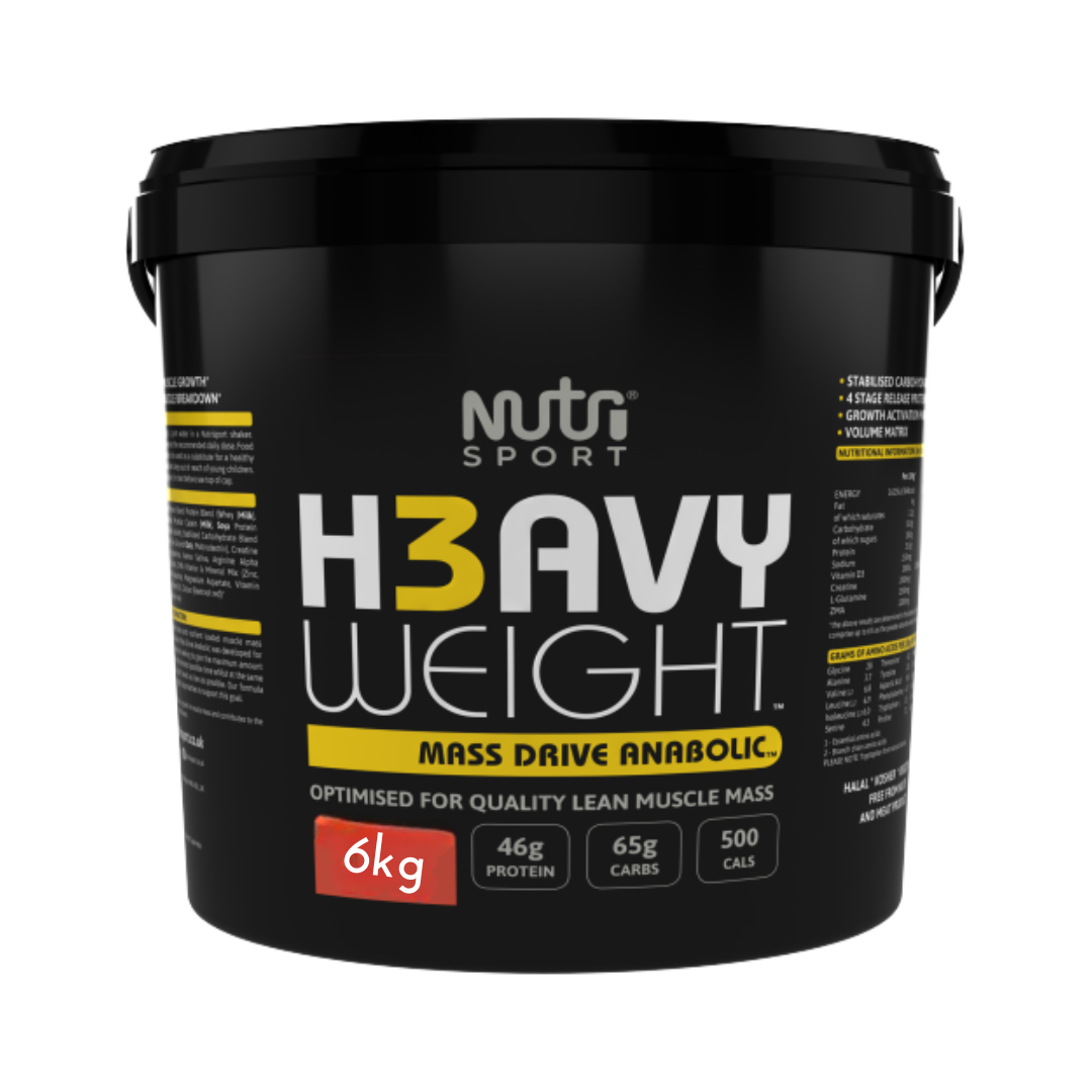 NutriSport H3avyweight Mass Drive Anabolic 6kg - Vanilla