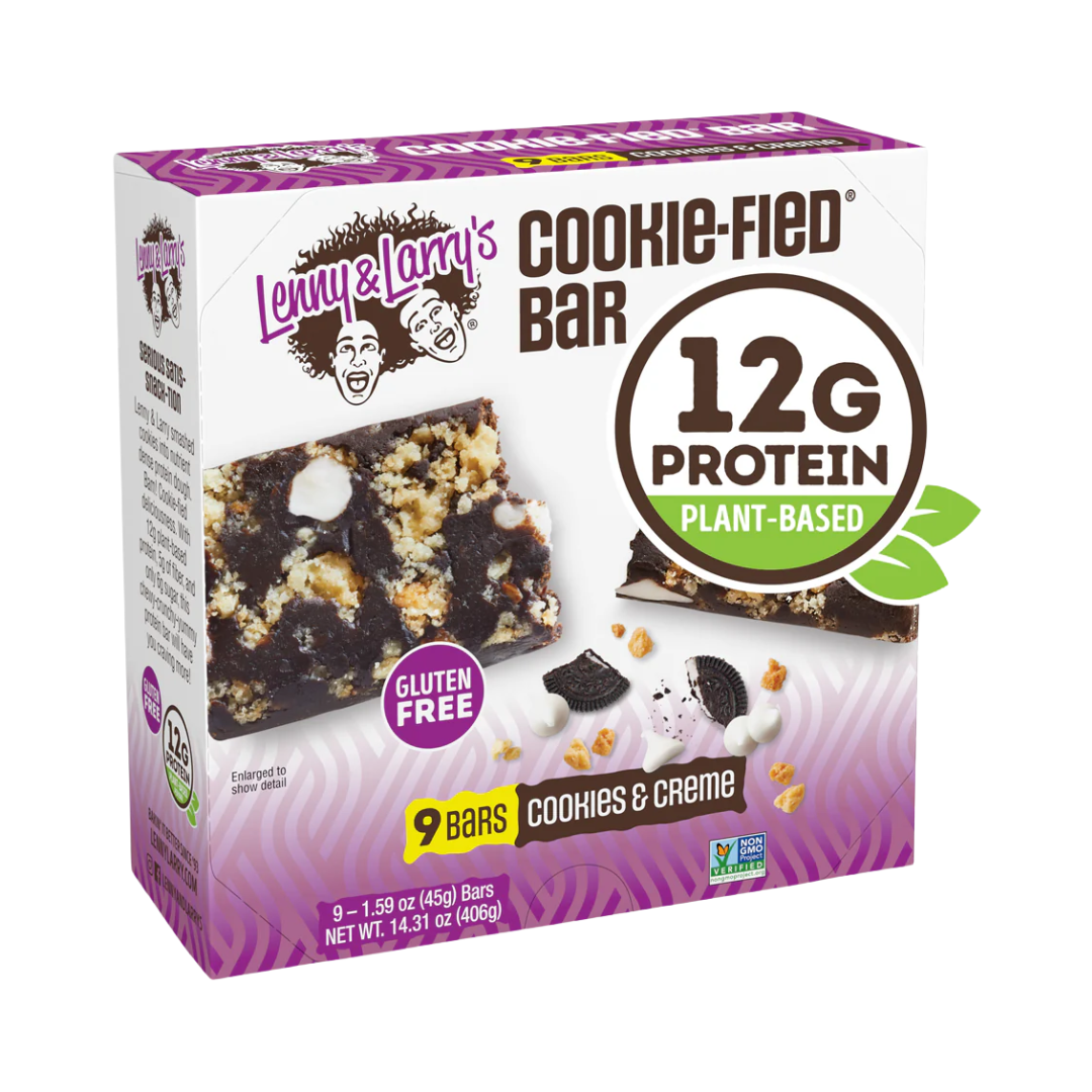 Lenny & Larry's The Complete Cookie-fied Bar 9x45g - Cookies & Creme