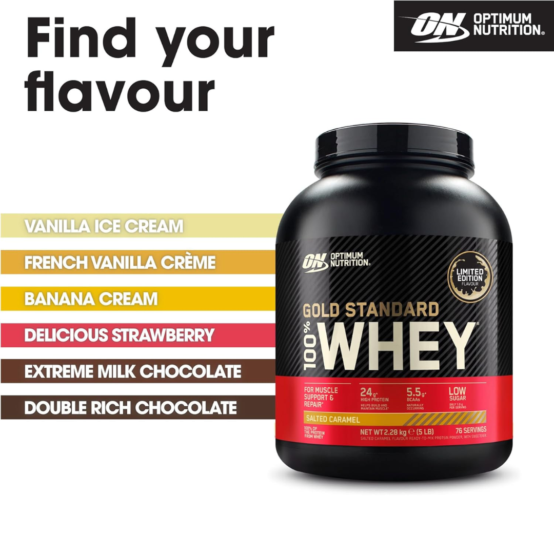 Optimum Nutrition Gold Standard 100% Whey 2.28kg - French Vanilla Creme