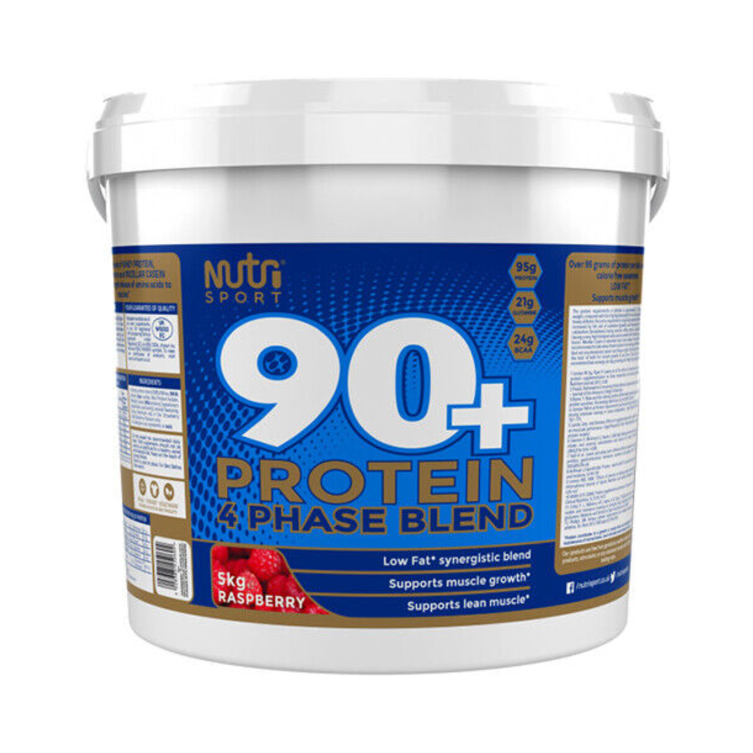 NutriSport 90+ Protein 5kg - Raspberry
