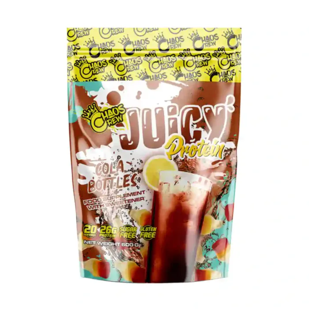 Chaos Crew Juicy Protein 600g - Cola Bottles