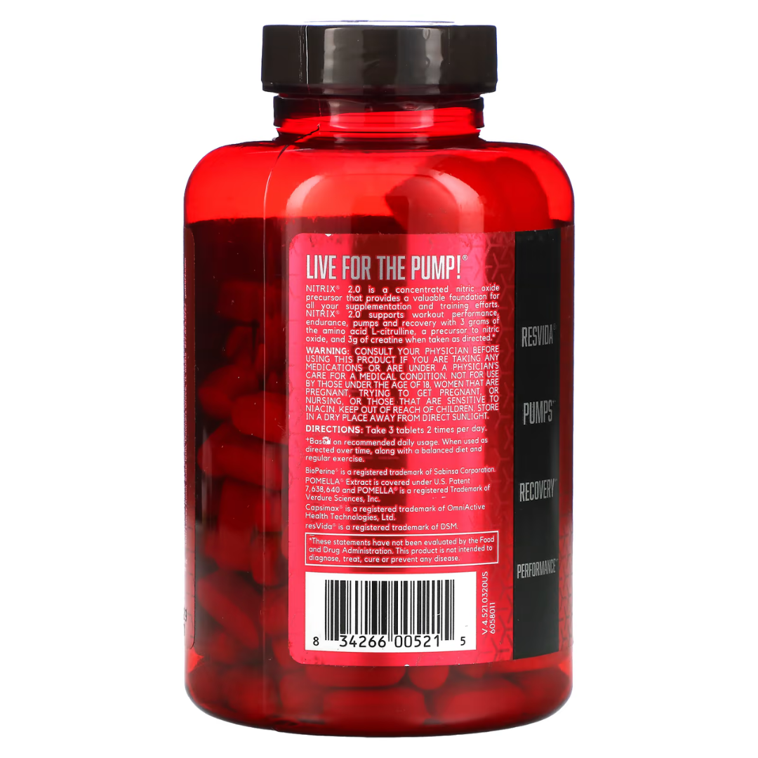 BSN Nitrix 2.0 180 Caps