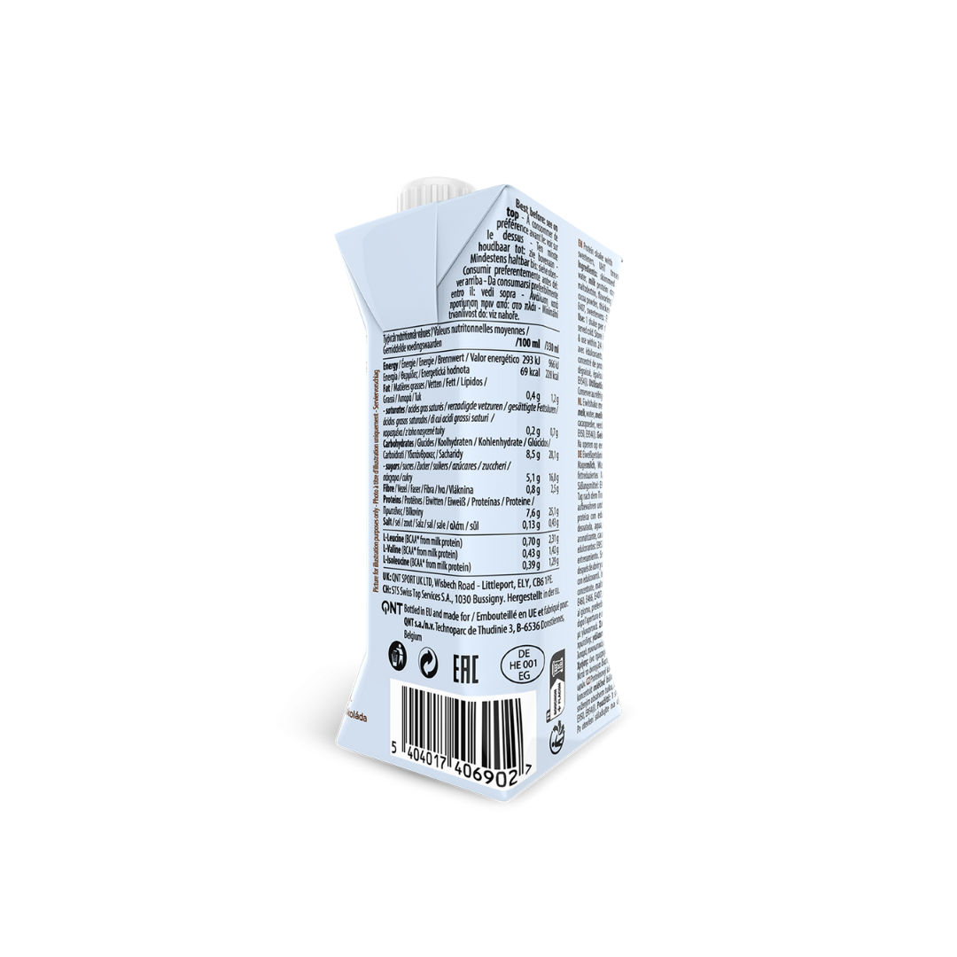 QNT Delicious Whey Shake Tetra 12x330ml - Vanilla