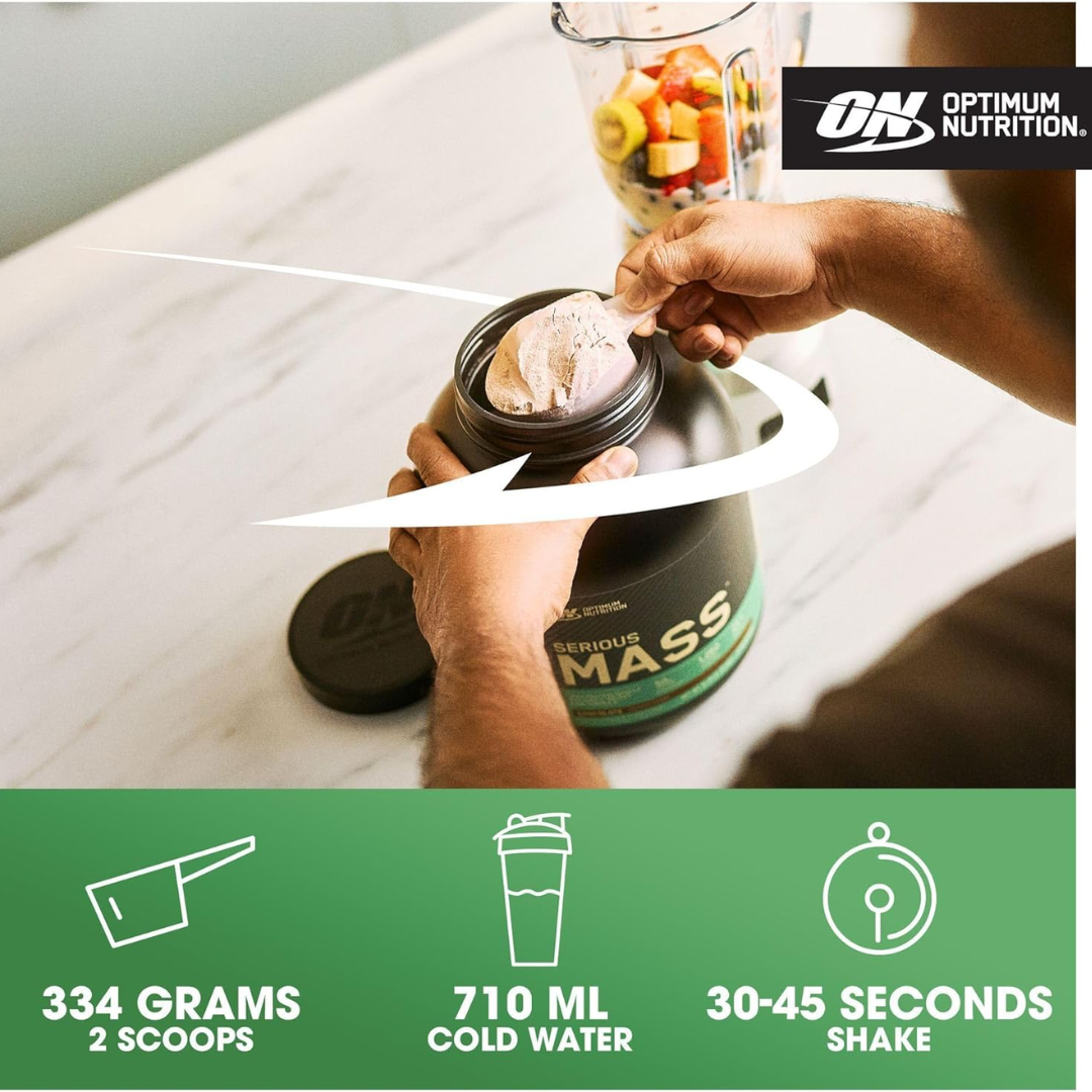 Optimum Nutrition Serious Mass 5.45kg - Chocolate