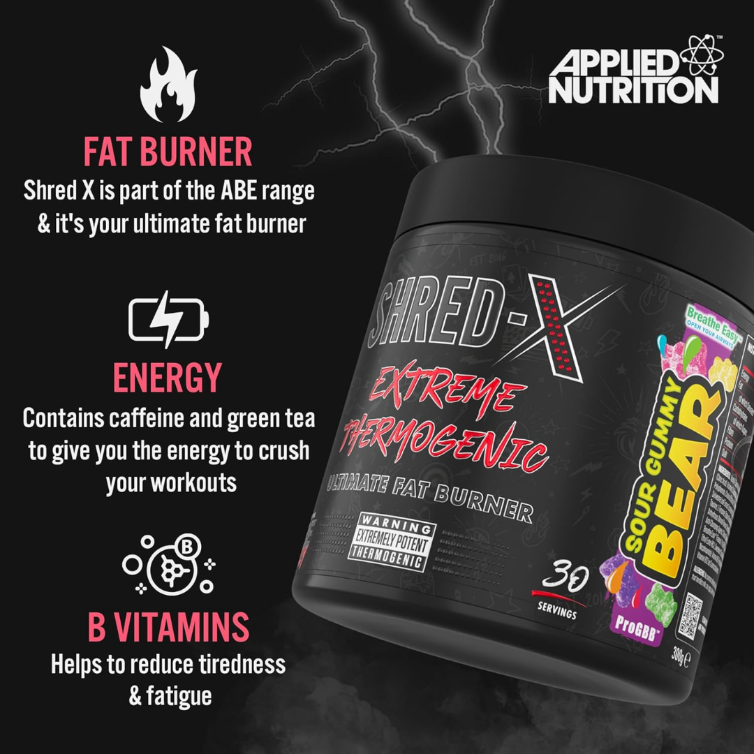 Applied Nutrition Shred-X Powder 300g - Strawberry Kiwi