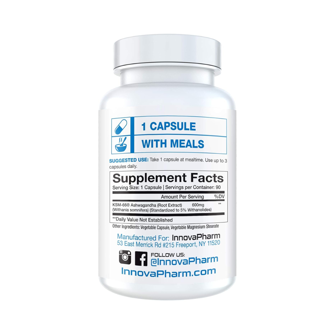 InnovaPharm Ashwagandha KSM-66 90 Caps
