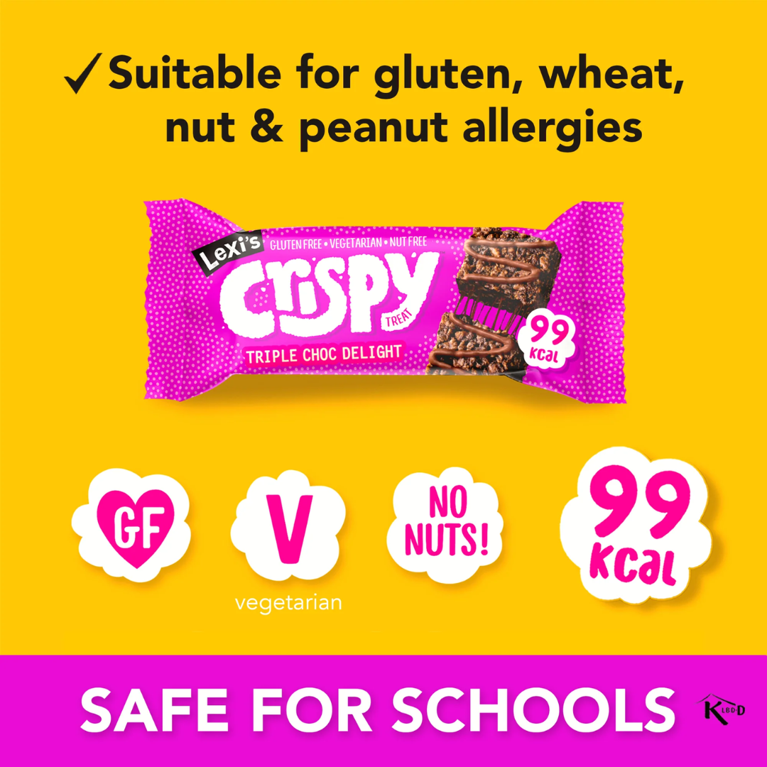 Lexi's Crispy Treats 12x26g - Triple Choc Delight