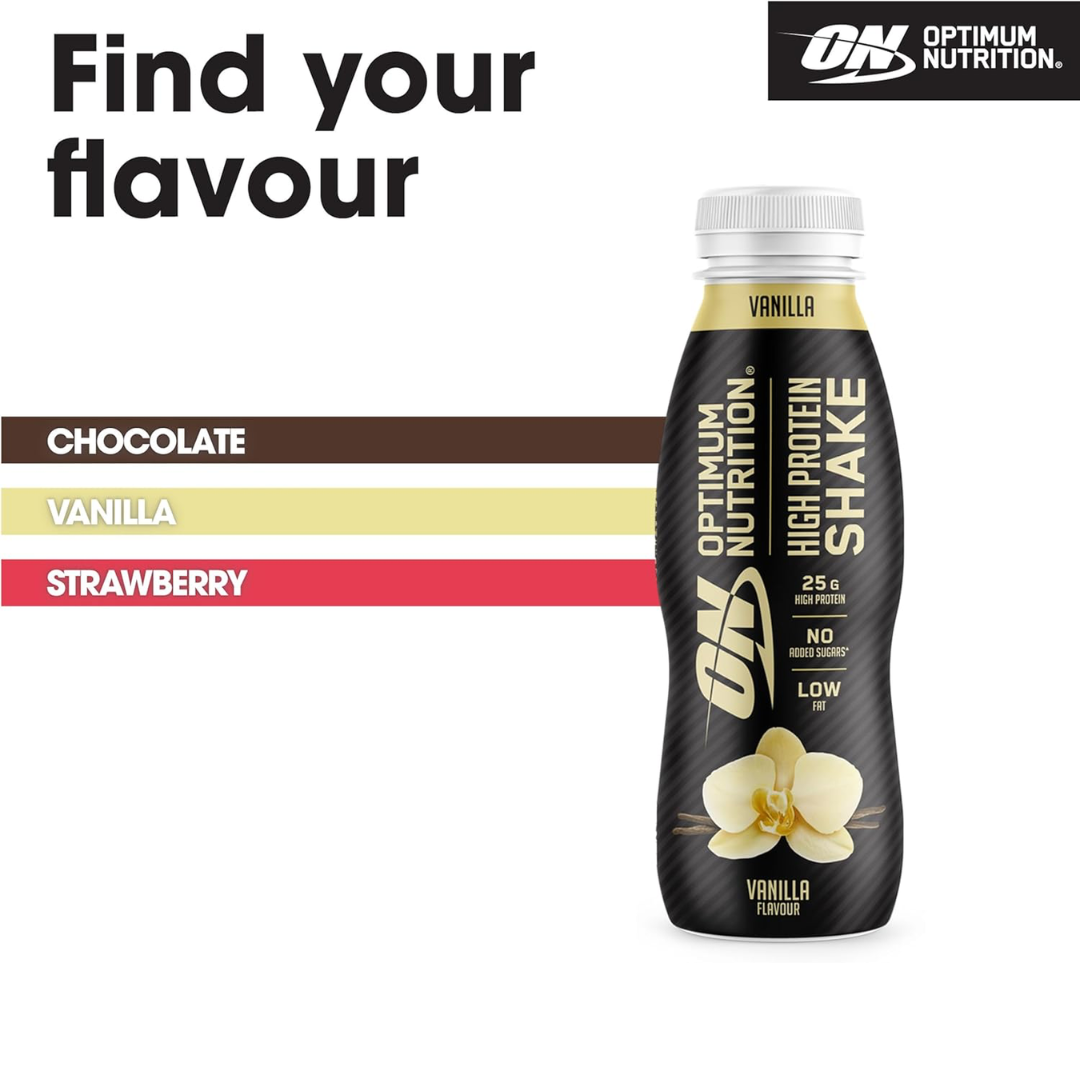 Optimum Nutrition Protein Shake 12x330ml - Vanilla