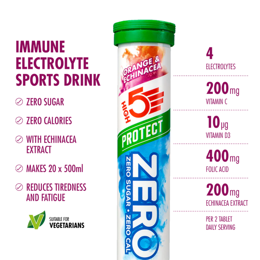 HIGH5 Zero Protect 8x20 Tabs Orange & Echinacea
