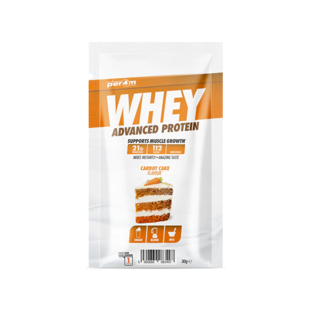 Per4m Advanced Whey Protein Sample Sachet 30g - Carrot Cake