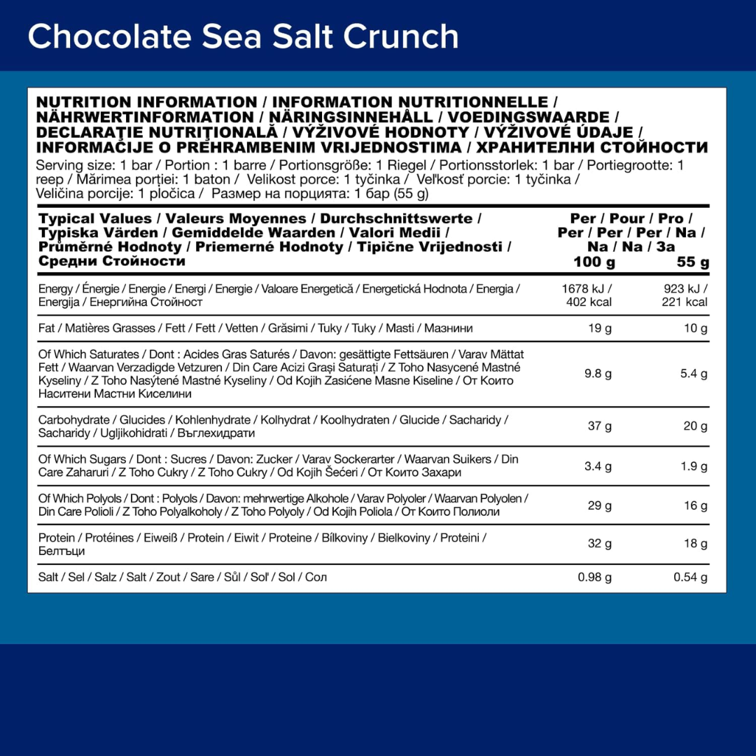 Optimum Nutrition Crunch Bar Box Of 12 - Sweet Coconut