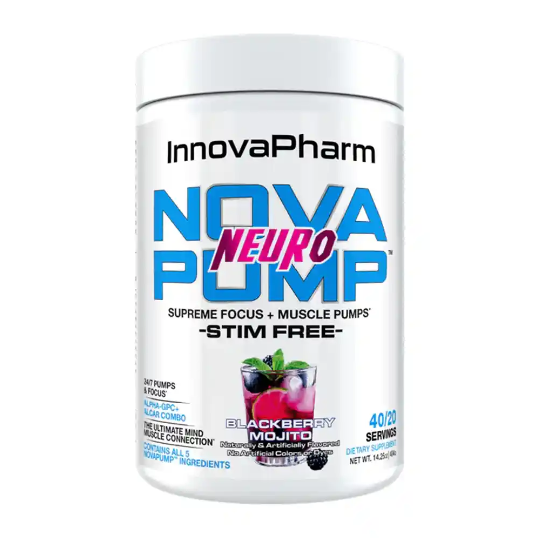 InnovaPharm NovaPump Neuro 40to20 Servings - Blackberry Mojito