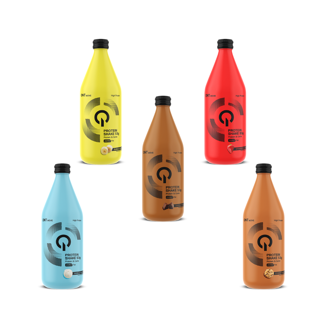 QNT 53g Protein Shake 12x500ml - Chocolate