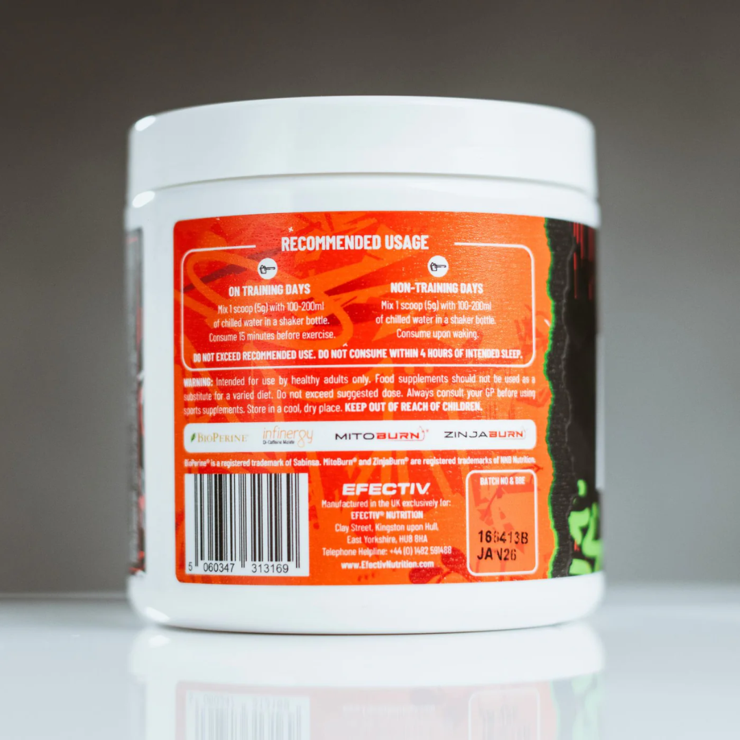 Efectiv Nutrition Burn 125g Cherry & Lime