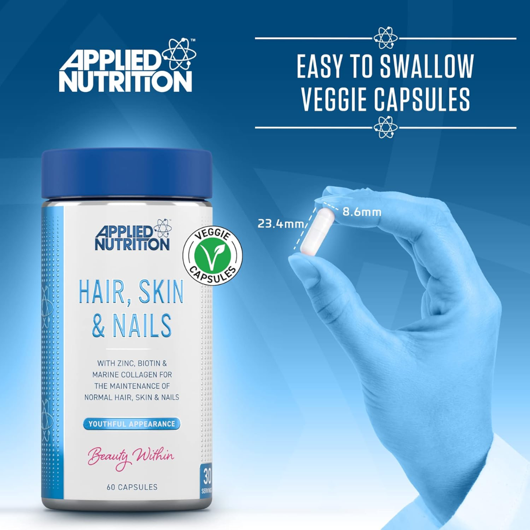 Applied Nutrition Hair, Skin & Nails 60 Caps