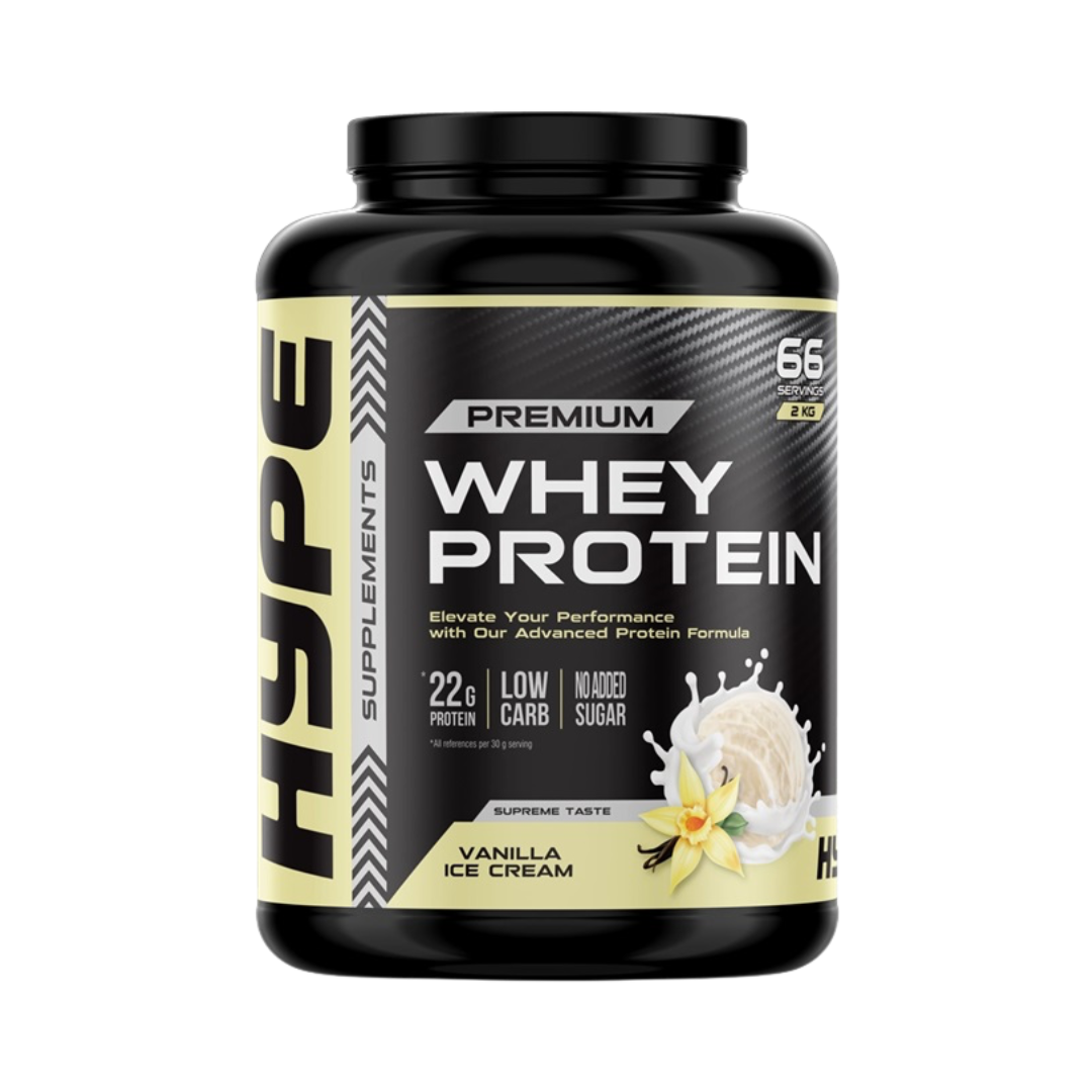 HYPE Whey Protein 2kg - Vanilla Ice Cream