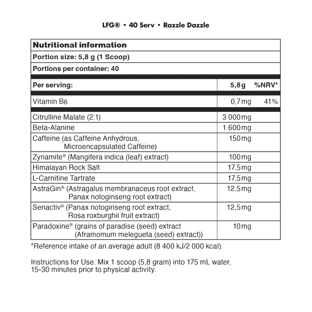 Bucked Up LFG 232g - Rocket Pop