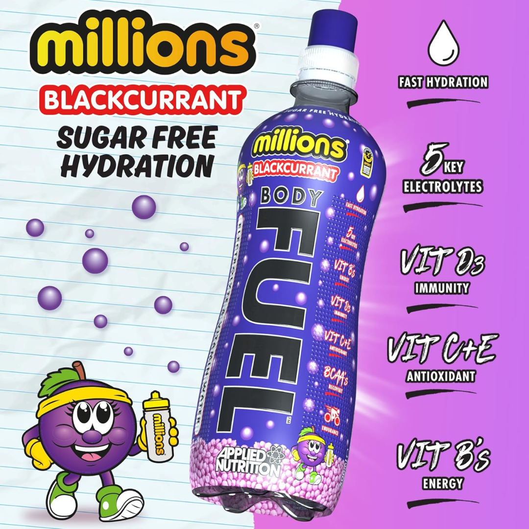 Applied Nutrition Body Fuel Electrolyte Water 12x500ml - Icy Blue Raz