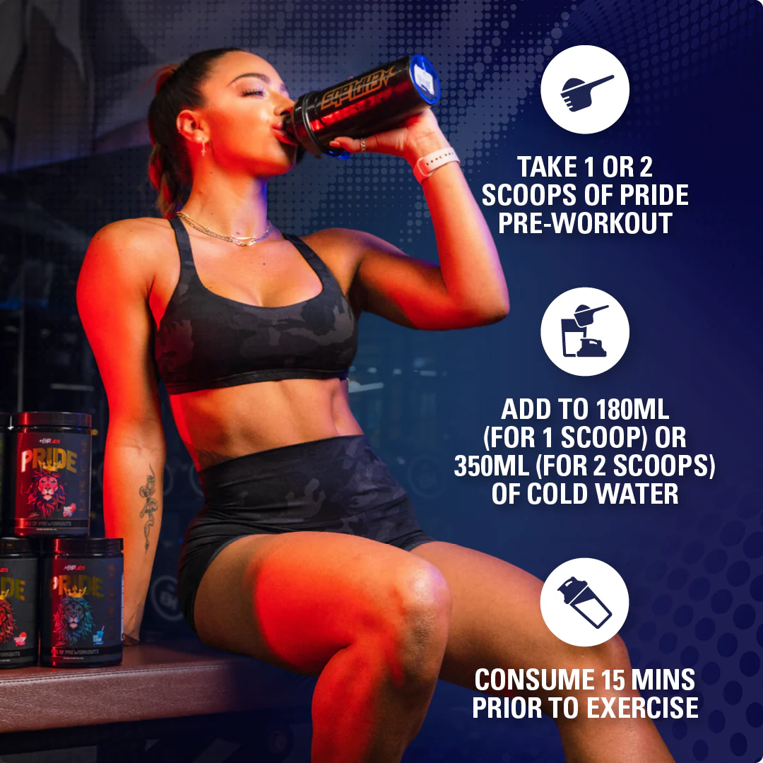 EHP Labs Pride Pre-Workout King Of Pre-Workouts 40 Servings - Blue Slushie