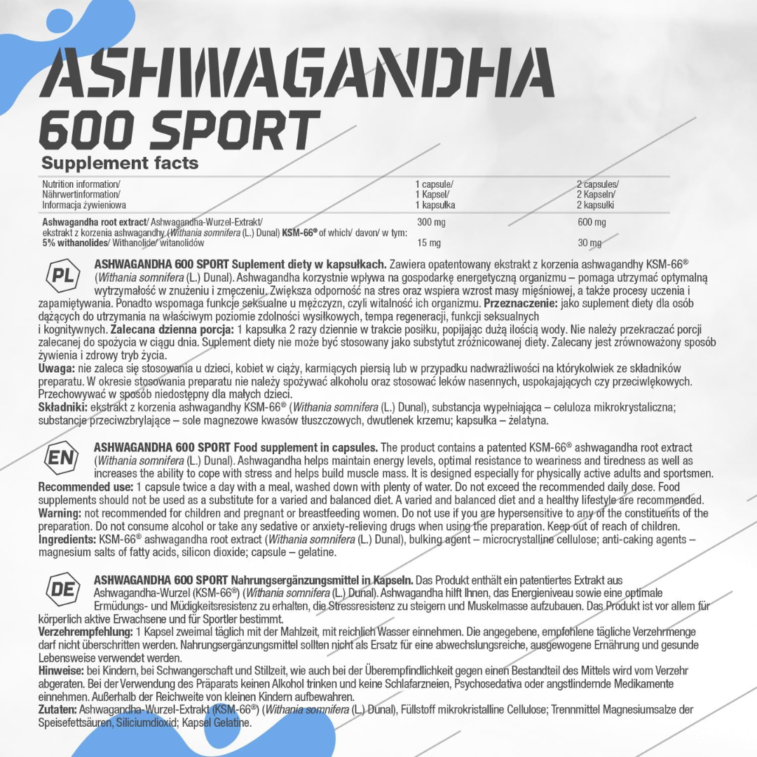 Olimp Sport Nutrition Ashwagandha 60 Caps