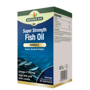 Natures Aid Super Strength Fish Oil (Omega 3) 60 Softgels