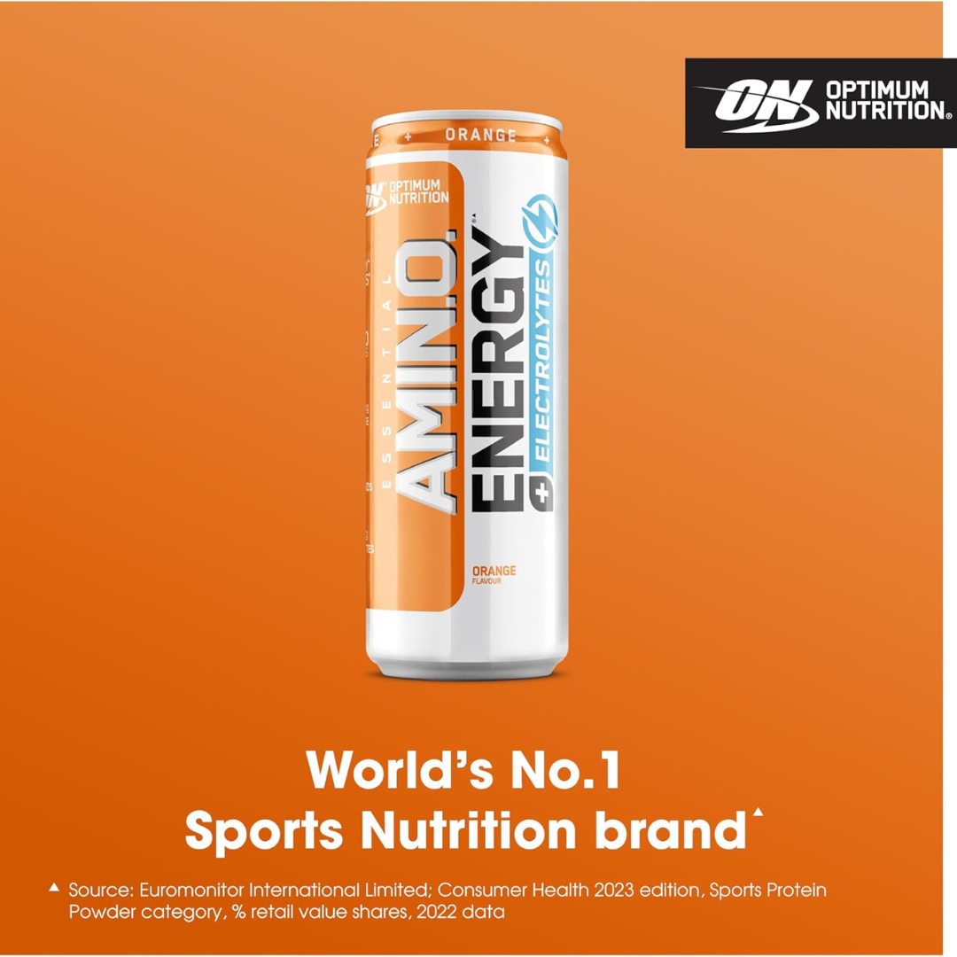 Optimum Nutrition Amino Energy + Electrolyte RTD 24x250ml - Pink Lemonade