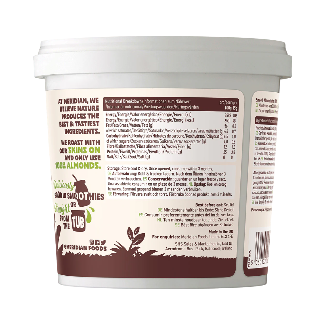 Meridian Almond Butter Smooth 1kg