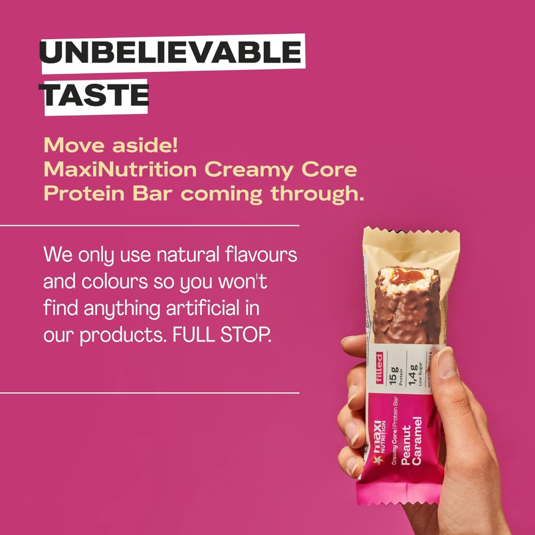 MaxiNutrition Creamy Core Bar 12x45g - Peanut Caramel