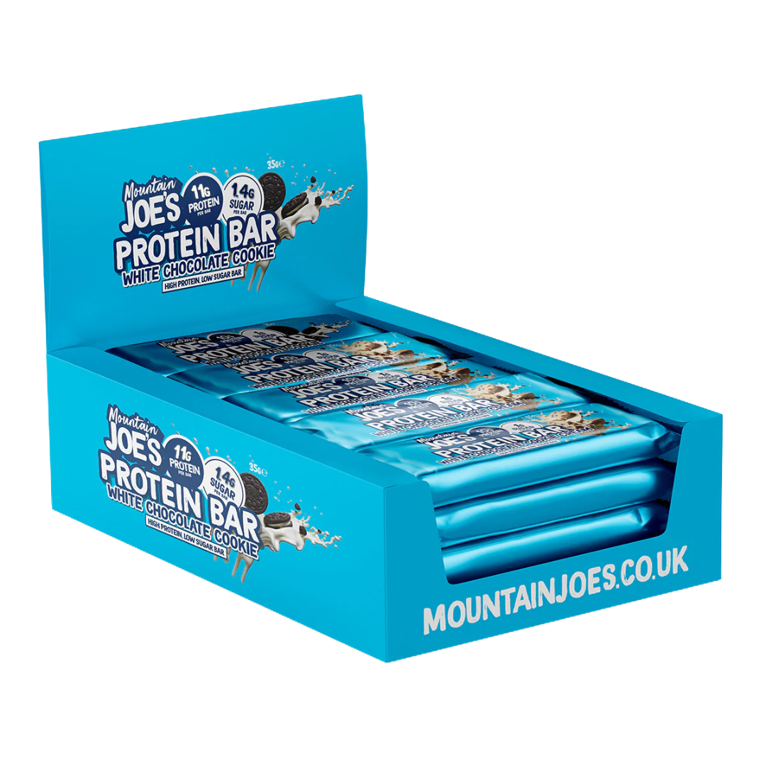 Mountain Joe's Protein Bar 12x35g - White Chocolate Cookie Cream