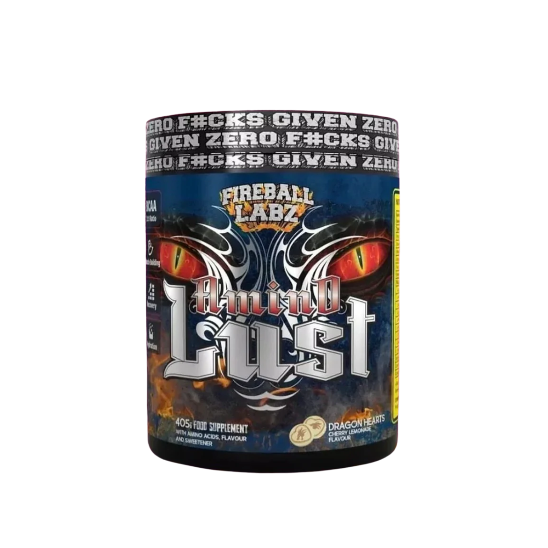 Fireball Labz AminoLust 405g - Dragon Hearts (Cherry Lemonade)