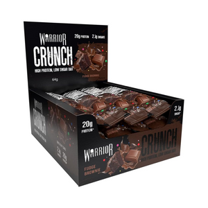 Warrior Crunch Bars 12x64g - Fudge Brownie