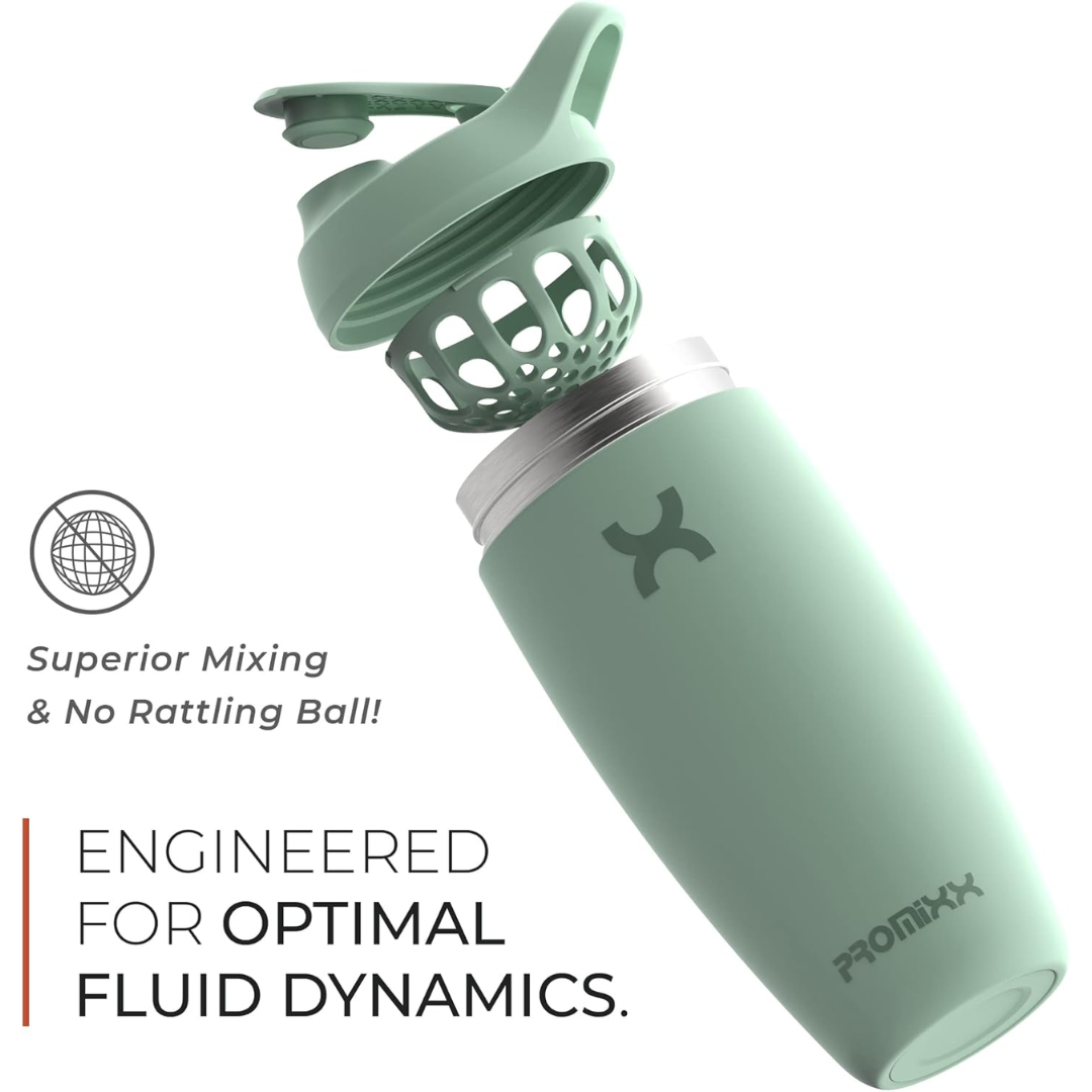 PROMiXX Pursuit Stainless-Steel Shaker Bottle 550ml - Graphite