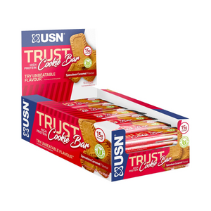 USN Trust Cookie Bars 12x60g - Speculoos Caramel