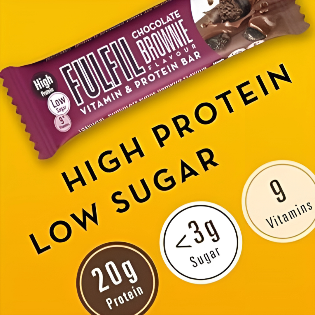 Fulfil Nutrition Vitamin & Protein Bar 15x55g Chocolate Brownie