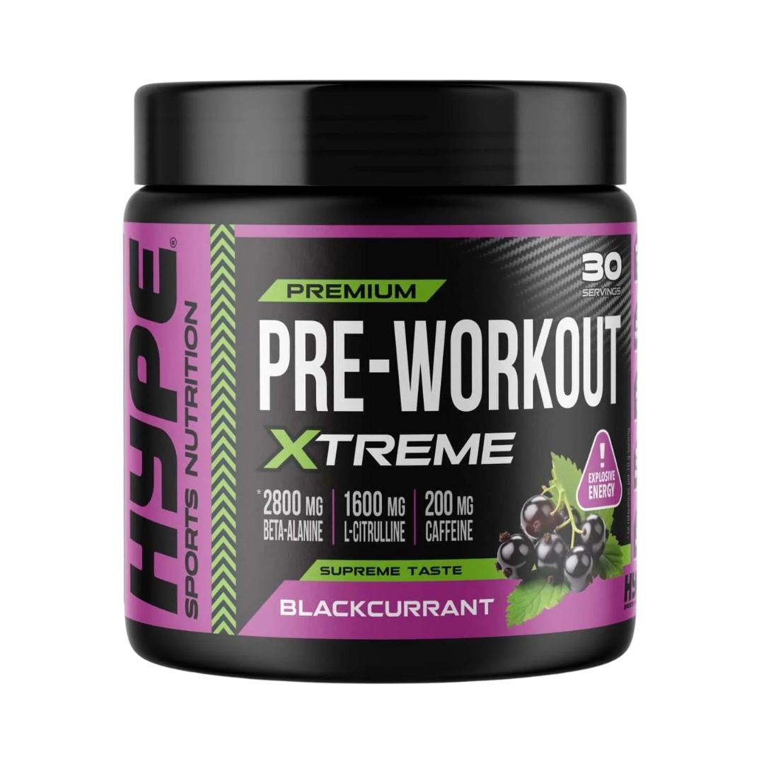 HYPE Pre Workout Powder 300g - Blackcurrant