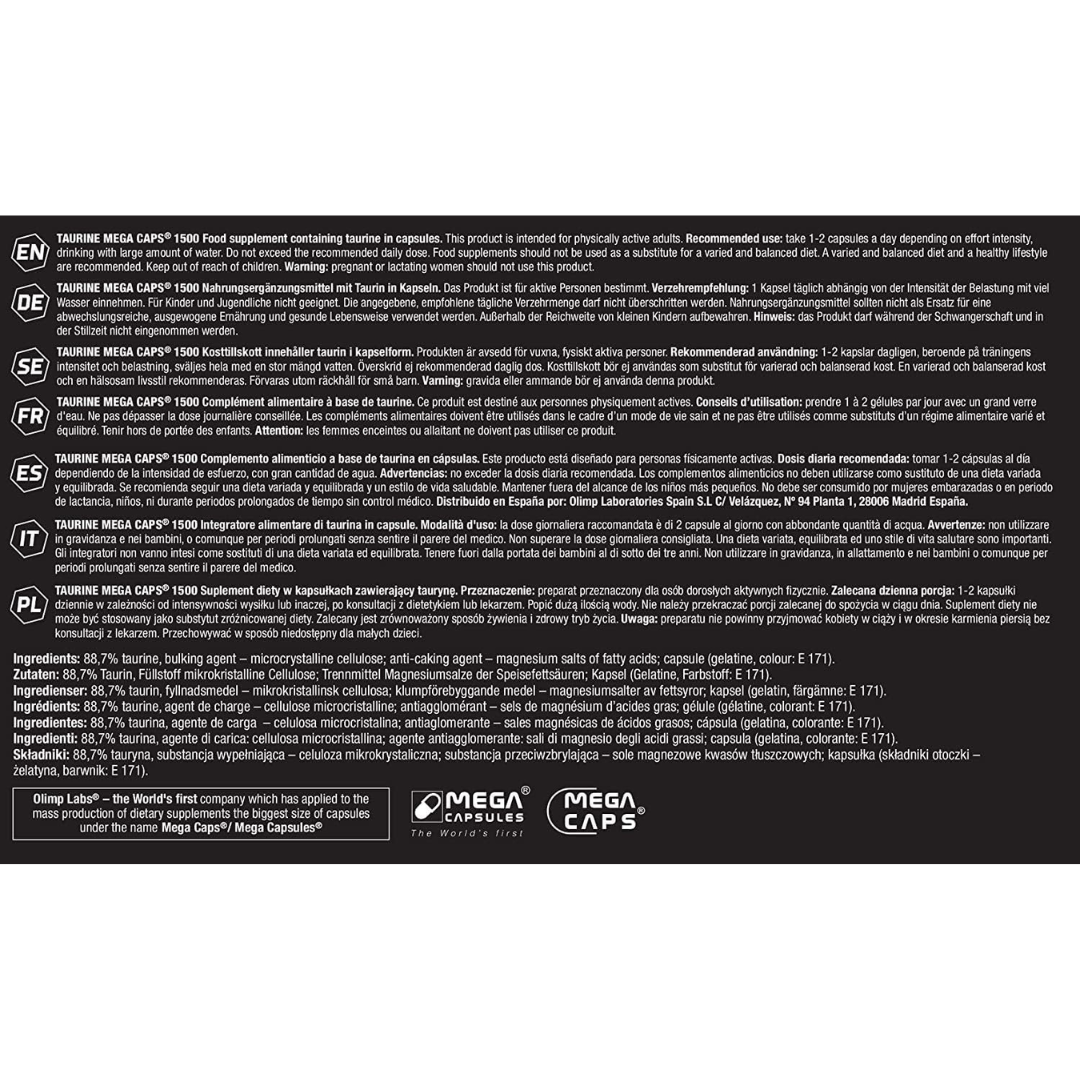 Olimp Sport Nutrition Taurine 120 Caps