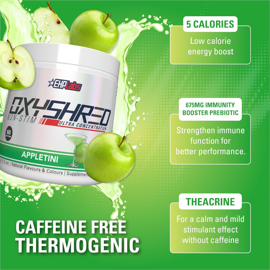 EHP Labs OxyShred Non-Stim Ultra Concentration 60 Servings - HoneyDew Melon