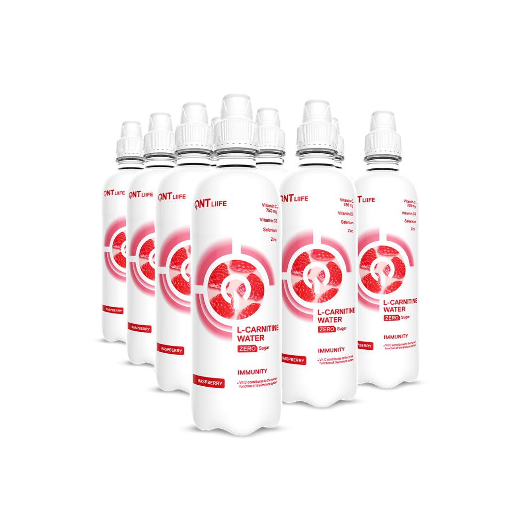 QNT Immunity Water H20 12x500ml - Raspberry