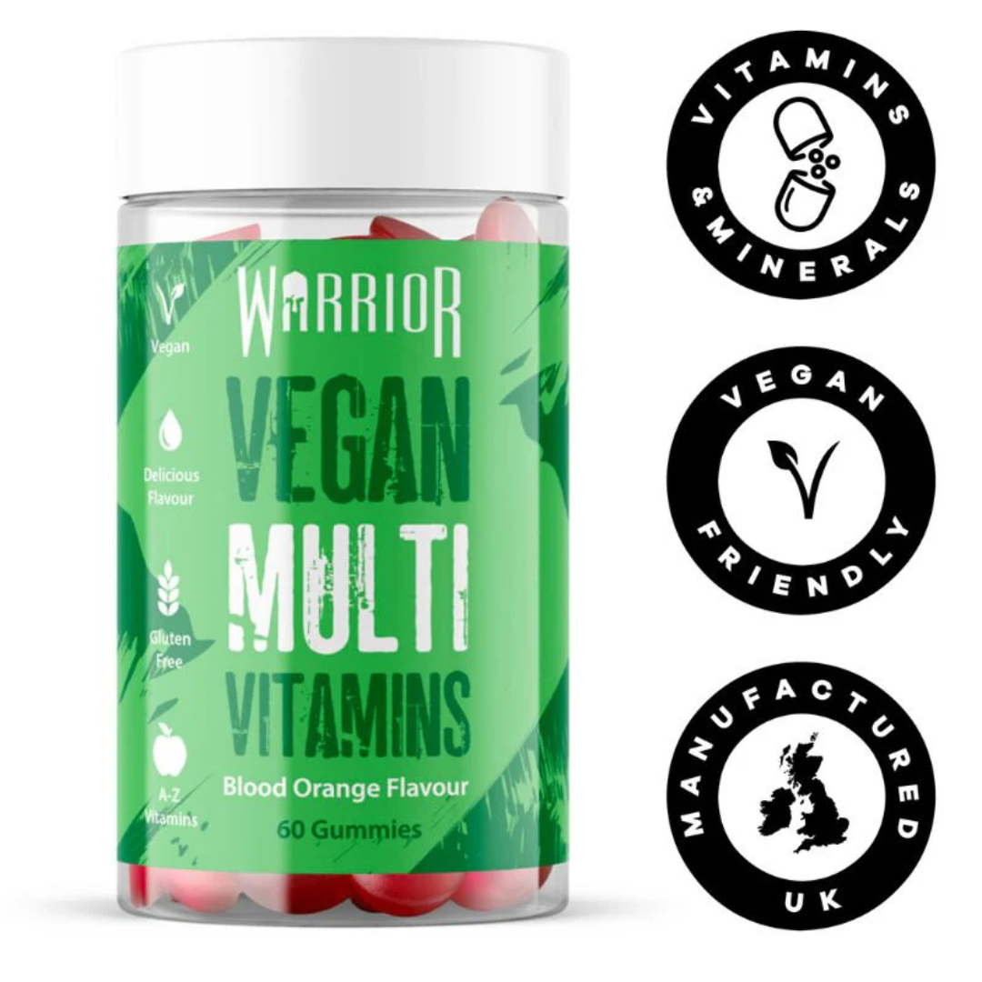 Warrior Vegan Multi-Vit Gummies 60 Gummies - Orange