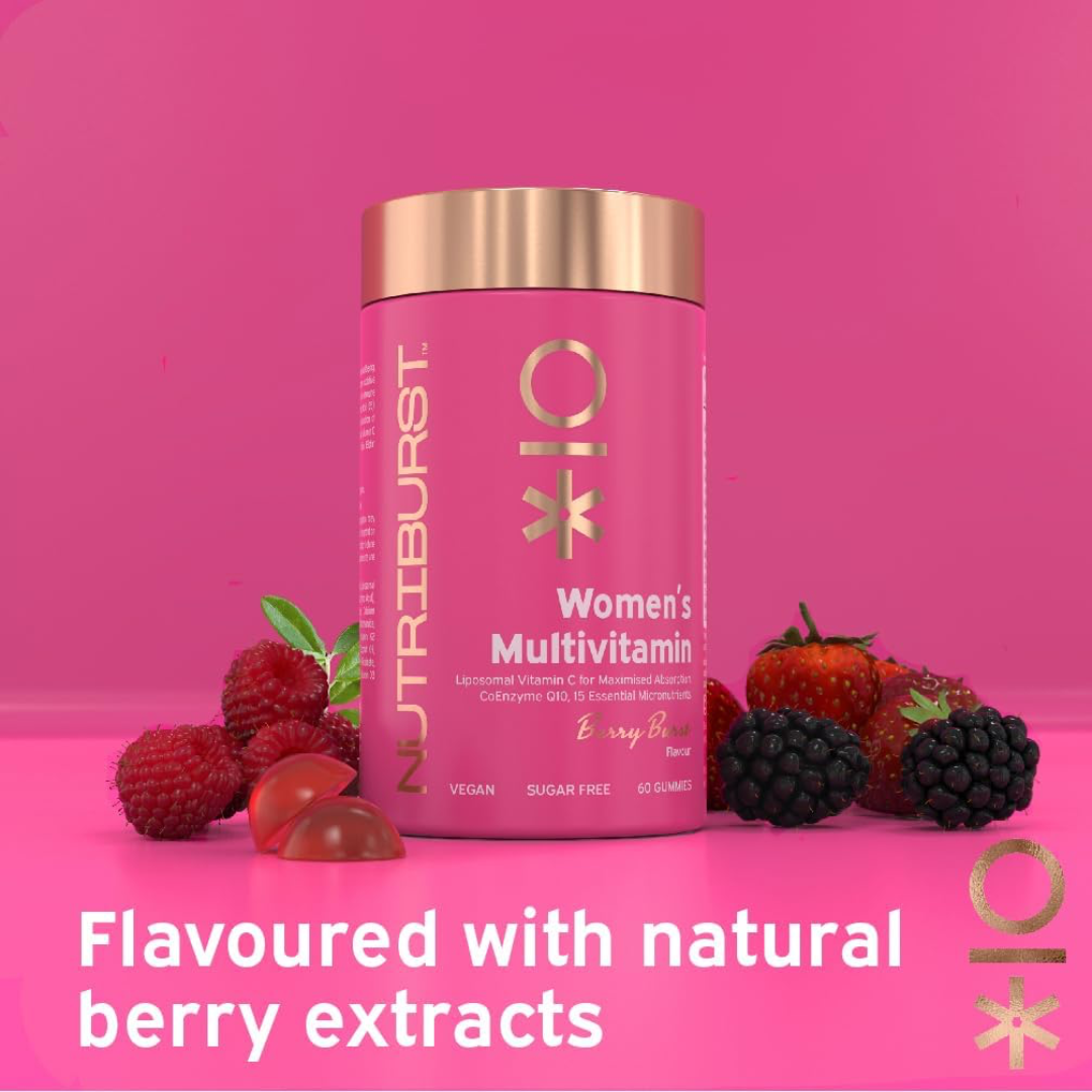 Nutriburst Women's Multivitamin 60 Gummies Berry Burst