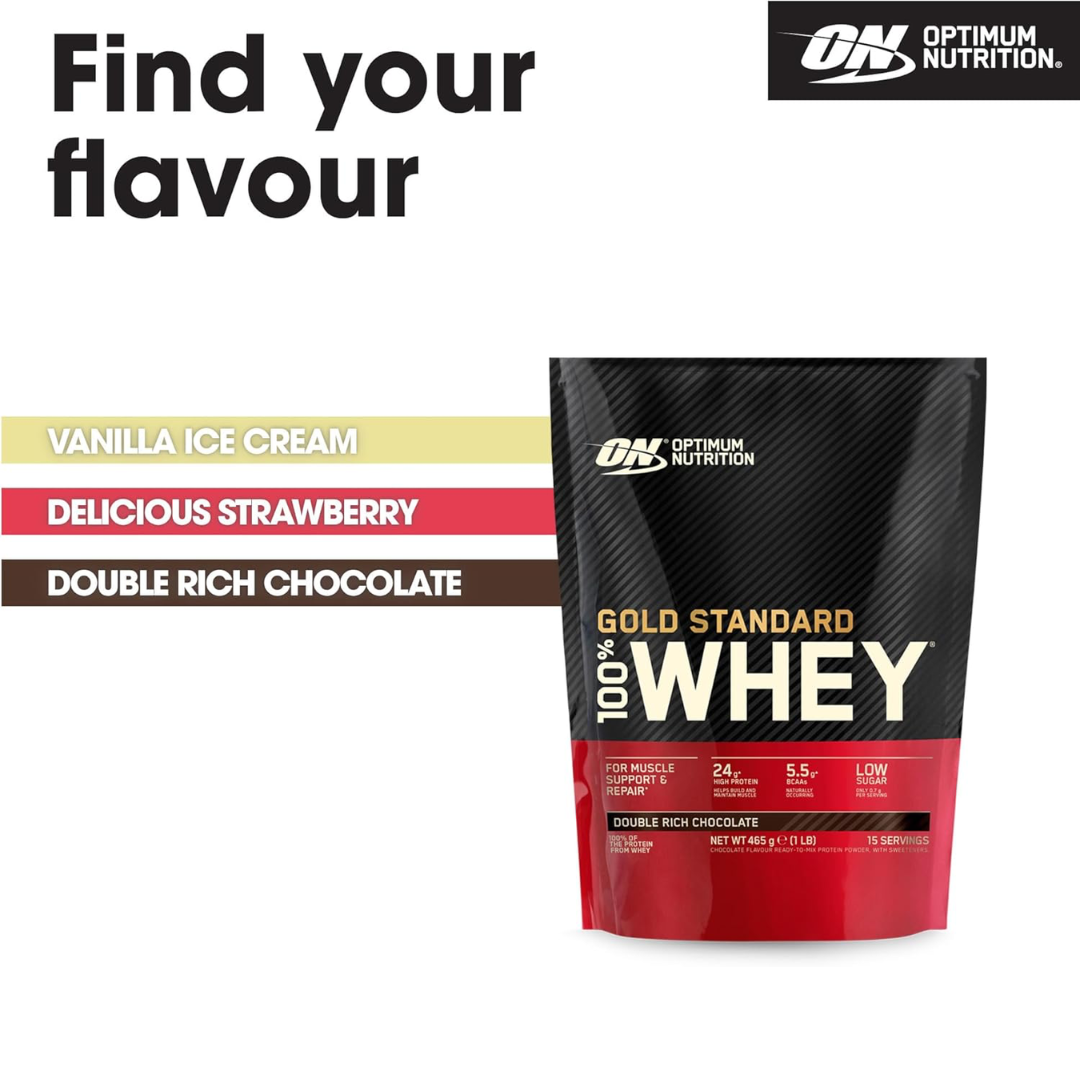 Optimum Nutrition Gold Standard 100% Whey 450g - Double Rich Chocolate